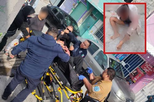 Tremenda paliza se llevaron par de ladrones en Ecatepec; policía municipal los rescató